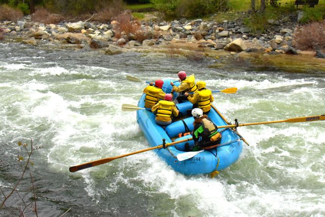 whitewater Rafting at Merced River in Yosemite with Zephyr Rafting